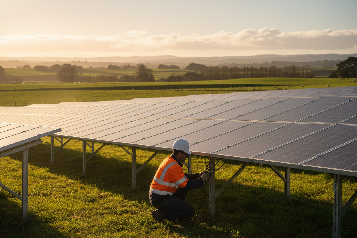solar farm installer